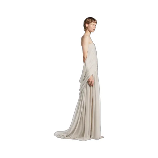 Draped Bustier Dress