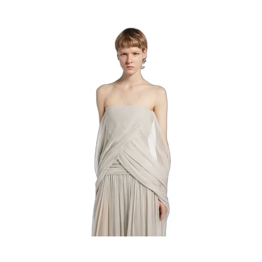 Draped Bustier Dress