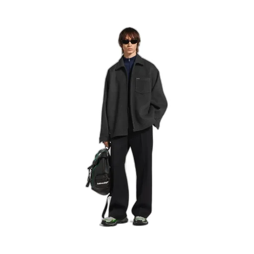 Brushed Wool Overshirt