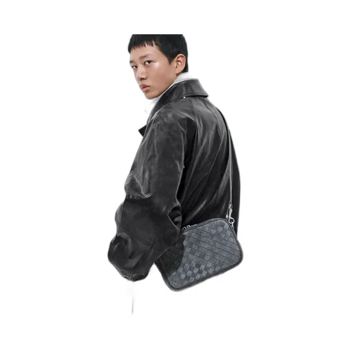 Small Intrecciato Camera Bag
