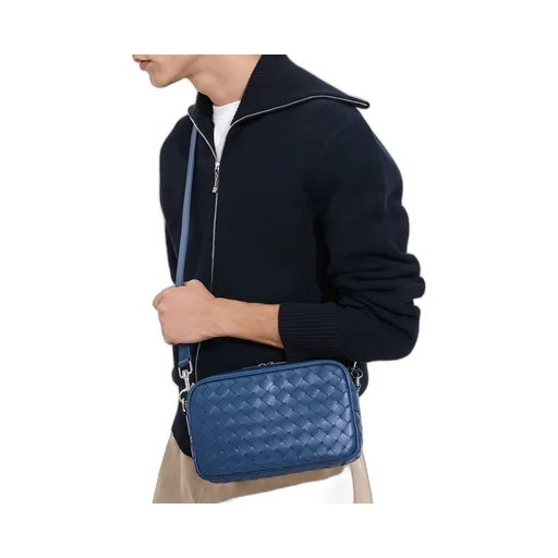 Small Intrecciato Camera Bag