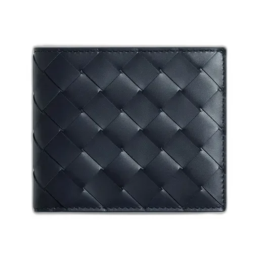 Intrecciato Bi-Fold Wallet With Coin Purse