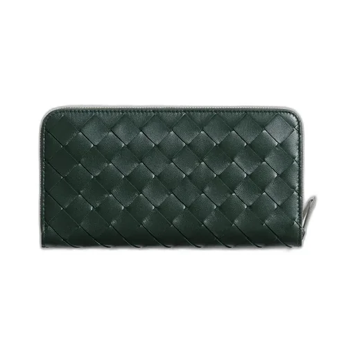 Intrecciato Zip Around Wallet