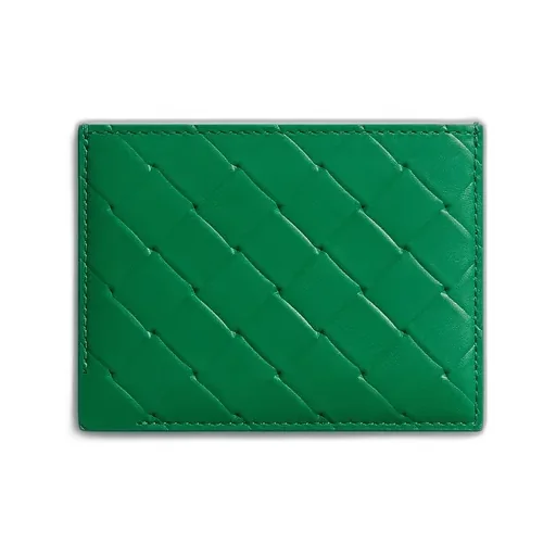 Intrecciato Stamp Credit Card Case