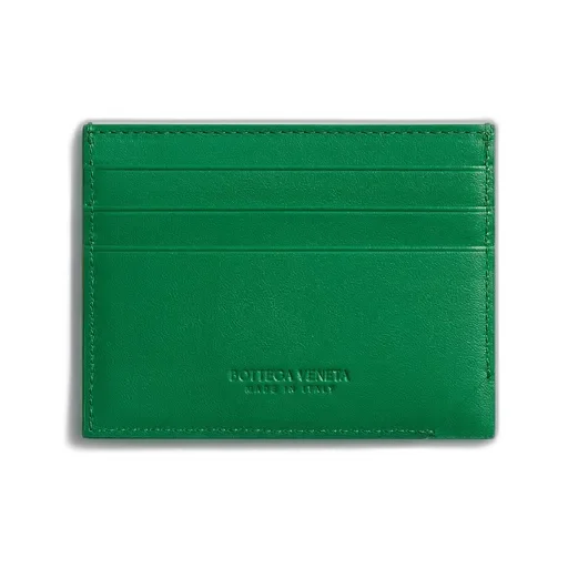 Intrecciato Stamp Credit Card Case