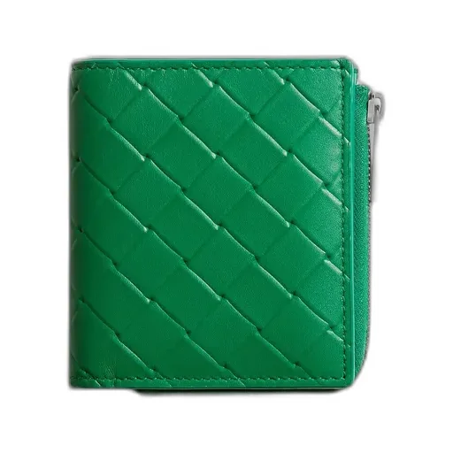 Intrecciato Stamp Bi-Fold Wallet