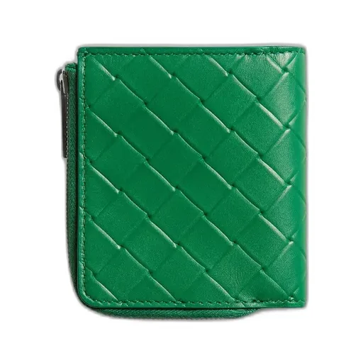 Intrecciato Stamp Bi-Fold Wallet