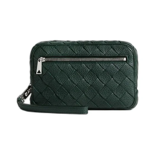 Intrecciato Small Pouch With Wristlet