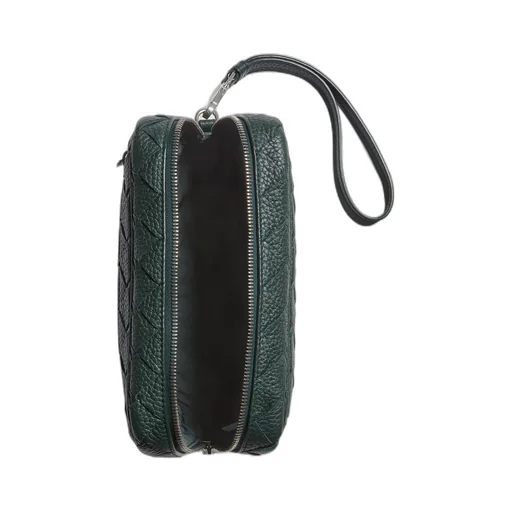 Intrecciato Small Pouch With Wristlet
