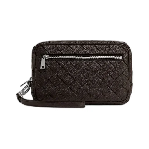 Intrecciato Small Pouch With Wristlet