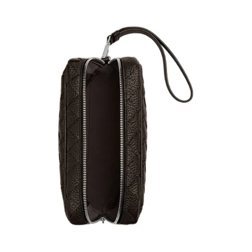 Intrecciato Small Pouch With Wristlet