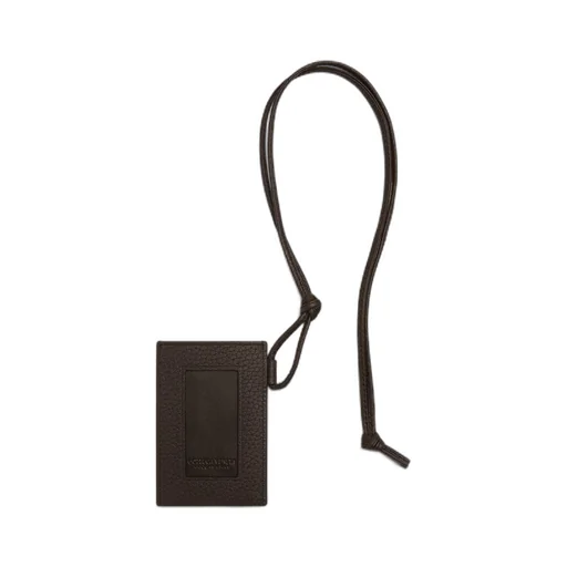 Intrecciato Badge Holder