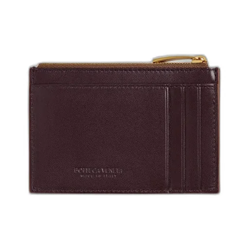 Intrecciato Zipped Card Case