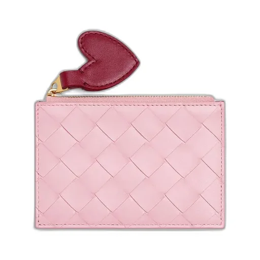 Intrecciato Zipped Card Case