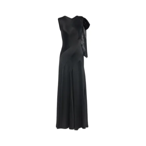 Bias-Cut Evening Gown
