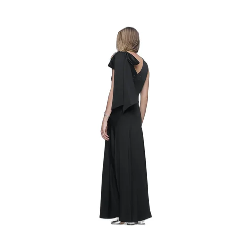 Bias-Cut Evening Gown