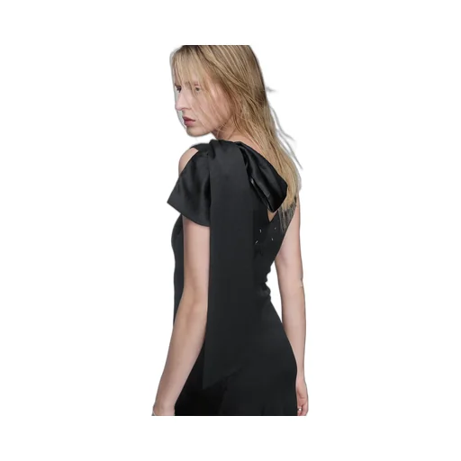 Bias-Cut Evening Gown