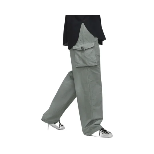 Cotton-Blend Cargo Trousers