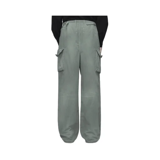 Cotton-Blend Cargo Trousers