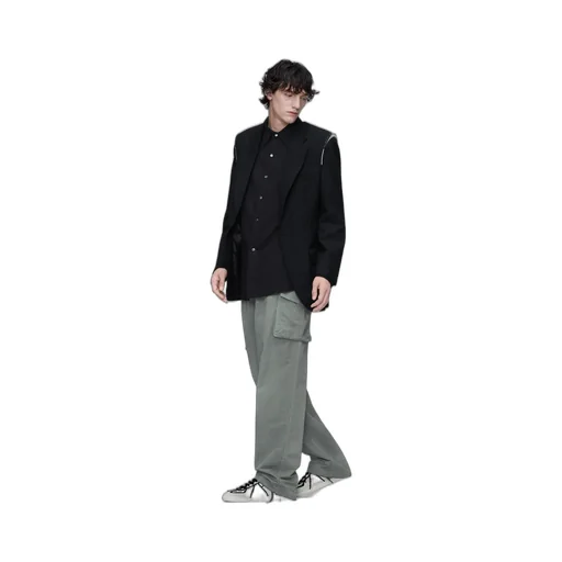 Cotton-Blend Cargo Trousers