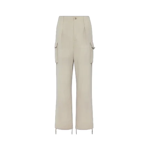 Cotton-Blend Cargo Trousers