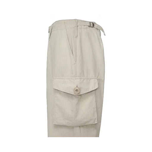 Cotton-Blend Cargo Trousers