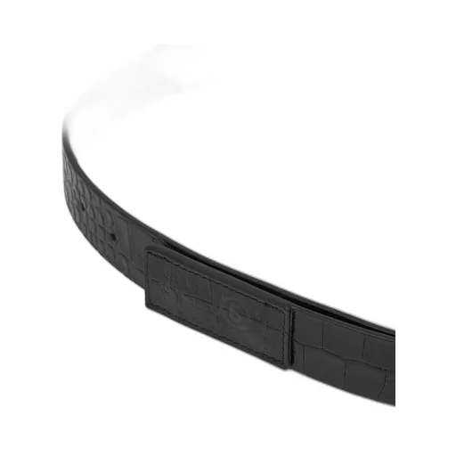 Croc-Print Belt