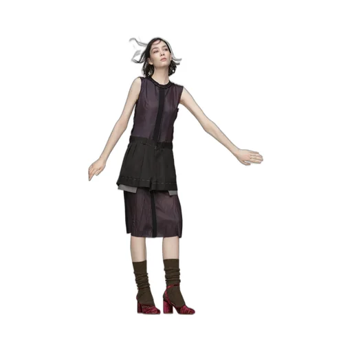 Decortiqué Midi Dress