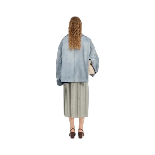 Denim Peacoat