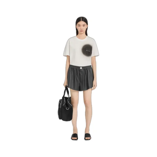 Faux Leather Shorts