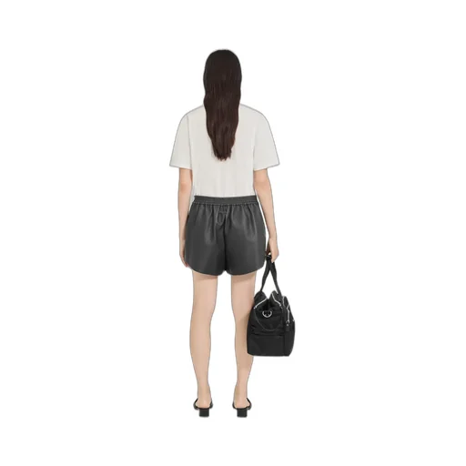 Faux Leather Shorts