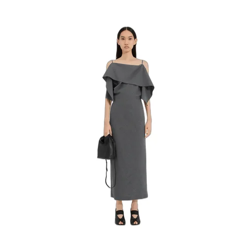 Folded Wool Dress