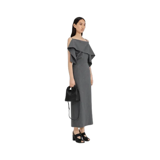 Folded Wool Dress