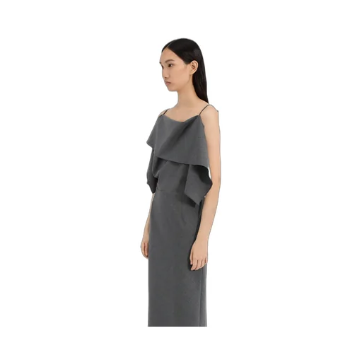 Folded Wool Dress