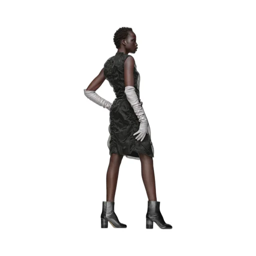 Gathered Organza Dress