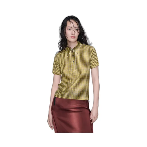 Gingham Polo Shirt