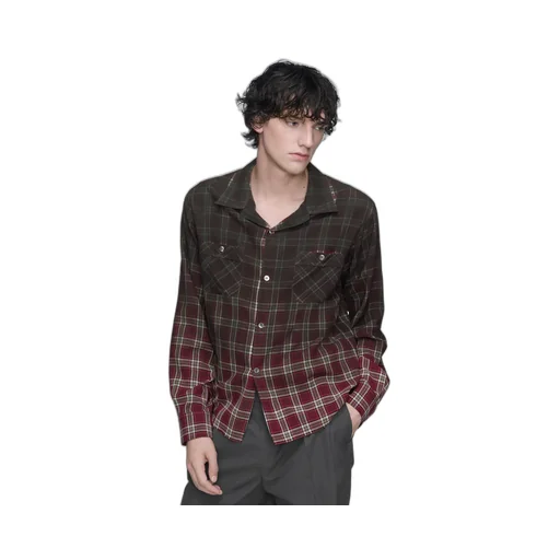 Gradient Check Shirt