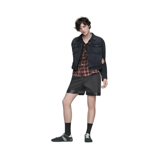 Gradient Check Shirt