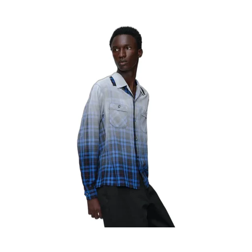 Gradient Check Shirt