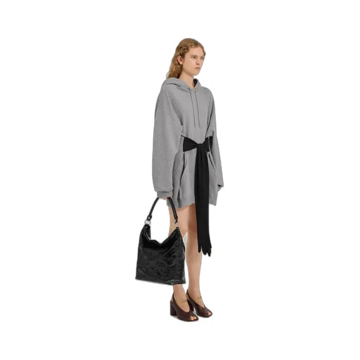 Hooded Sweatshirt With Gloves