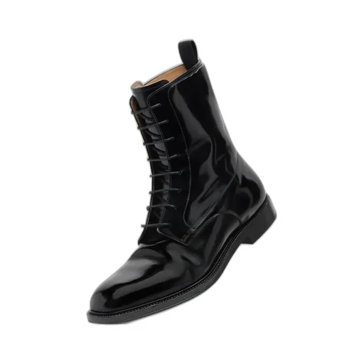 Loved To Death Lace-Up Boots