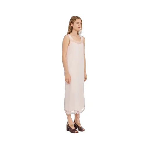 Mirrored Lace Slip Dress