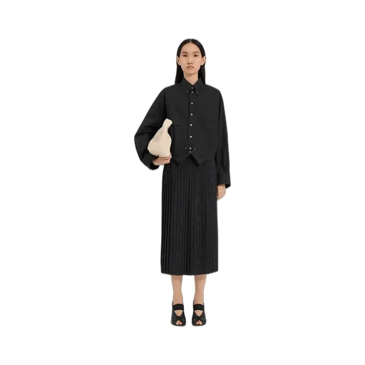 Mirrored Cotton Poplin Shirt