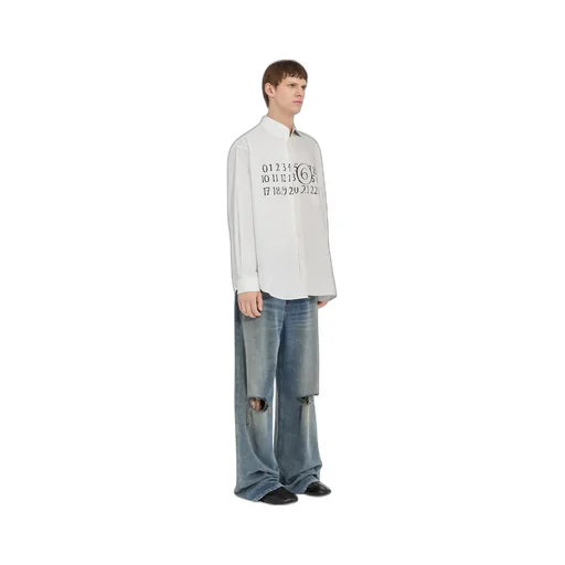 Numeric Asymmetric Shirt