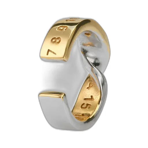 Numeric Diamond Ear Cuff
