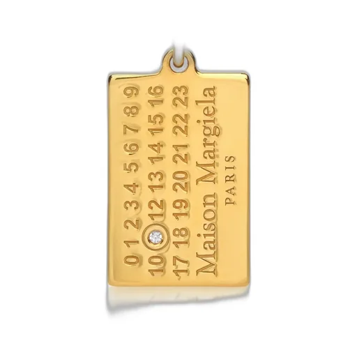 Numeric Diamond Pendant Necklace