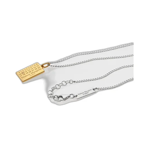 Numeric Diamond Pendant Necklace