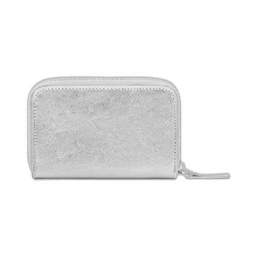 Numeric Leather Zip Wallet