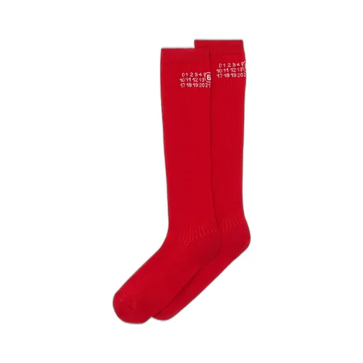Numeric Ribbed Socks