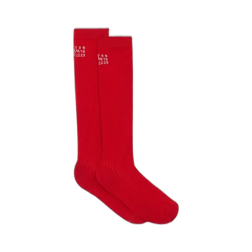 Numeric Ribbed Socks